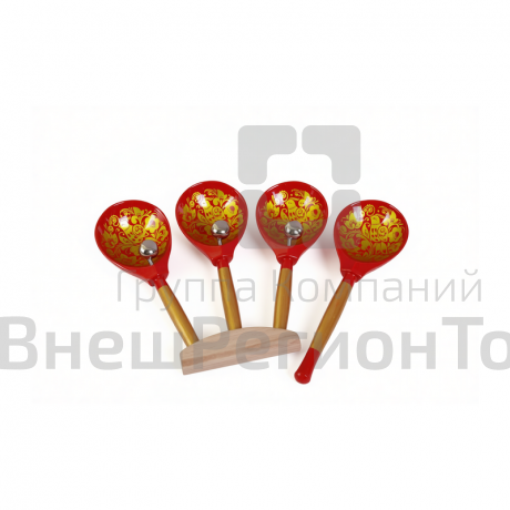 Ложки веерные "тройка" с бубенцами.