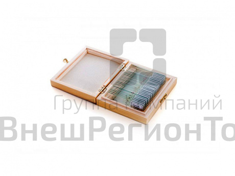 Набор микропрепаратов Velvi "Ботаника" 25 образцов.