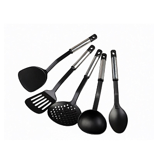 Набор кухонных принадлежностей Доляна «Антрацитовый блеск», 5 предметов