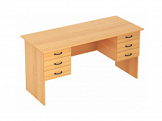Стол преподавателя (3 ящика + 3 ящика), 160х68х75 см