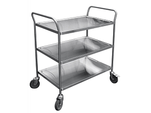 Сервировочная тележка ТС-80, нерж. сталь