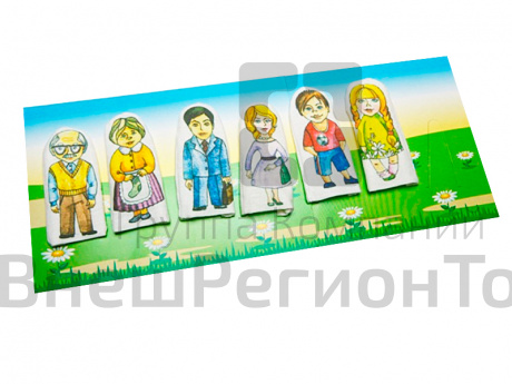 "Семья" (пальчиковые куклы).