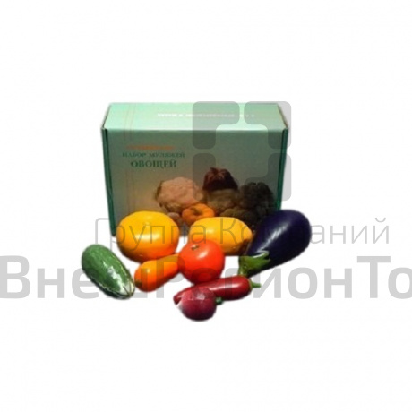 Набор муляжей овощей, 8 шт.