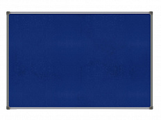 Текстильная доска синяя 100х180 - алюминиевый профиль