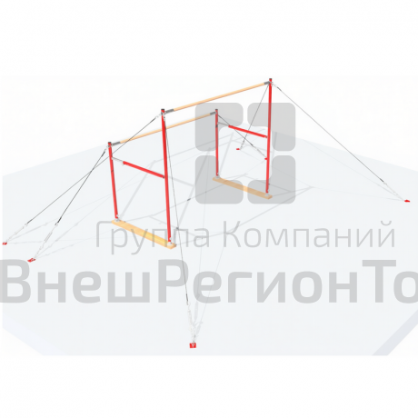 Брусья гимнастические разновысокие.