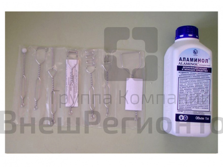 Комплект постановочных зондов + дезинфицирующее средство.