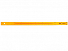 Линейка для школьной доски с держателем, 1 м, оранжевый
