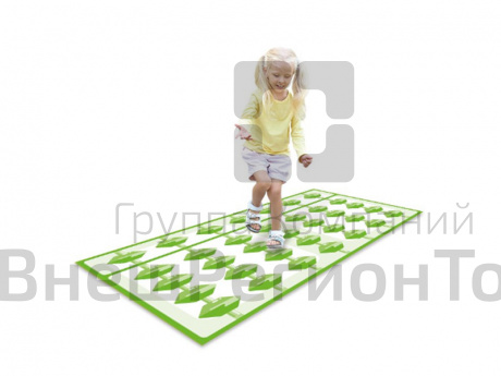 Наклейка-абакус на пол для игр и разминок.