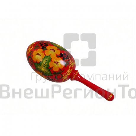 Погремушка большая с росписью.
