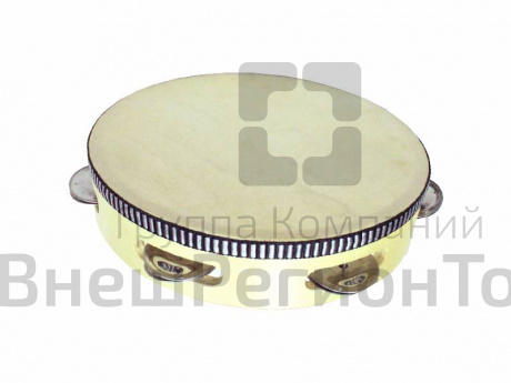 Бубен D20 см, два ряда тарелочек.