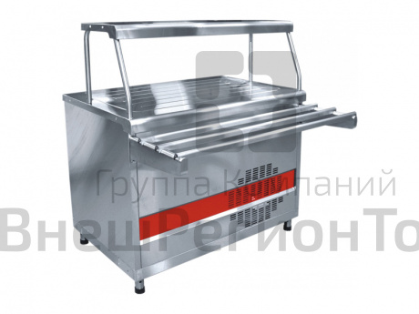 Прилавок холодильный открытый Аста, нерж.ст., L1500 мм.