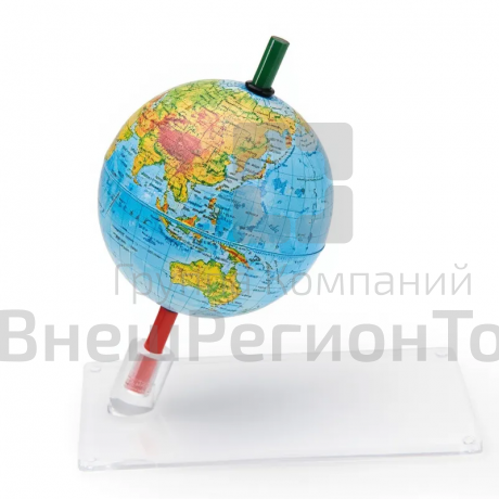 Глобус со стержневым магнитом.