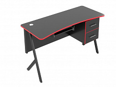 Стол компьютерный на металлокаркасе с тумбой