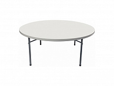 Стол складной, круглый 160/74