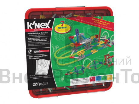 Конструктор K'NEX EDUCATION Изучение основ машин: Колеса и оси 8+.