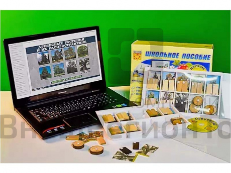 Коллекция натурально-интерактивная Древесные растения и их распространение.