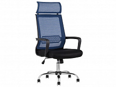 Кресло офисное, голубое