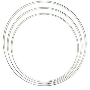 Стальной гимнастический обруч «Стандарт» 900 мм