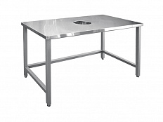 Стол для сбора отходов, краш.каркас, 800х700х860 мм