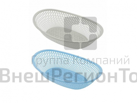 Сухарница малая (пластик, цвет в ассортименте) 29х19х7,5 см.