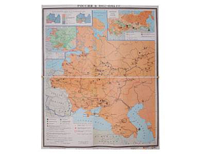 Учебная карта Россия 1907–1914, 2 листа
