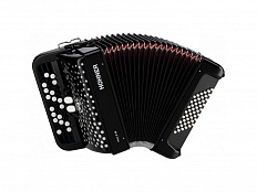 Детский кнопочный аккордеон HOHNER Nova II 48 (A1552/4252) Black, гриф C