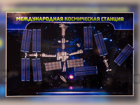 Магнитно-маркерное панно "Международная космическая станция".