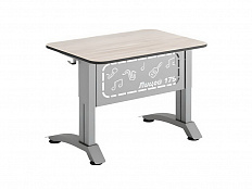 Стол ученический 2-местный регулируемый с перф.экраном Прогресс