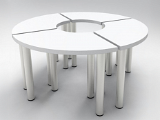Стол круглый модульный