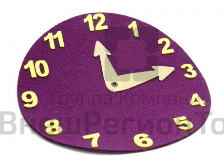 Игра-пособие Часы для слабовидящих детей.