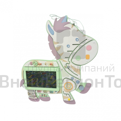 Интерактивный бизиборд Зебруша.