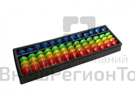 Счёты абакус 13 рядов, цветной.