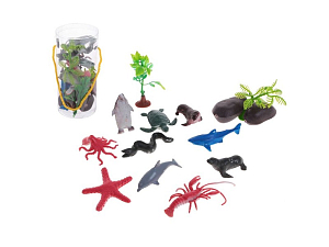 Игровой комплект «Морские обитатели», 12 шт