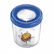 Коробка для изучения насекомых с лупой