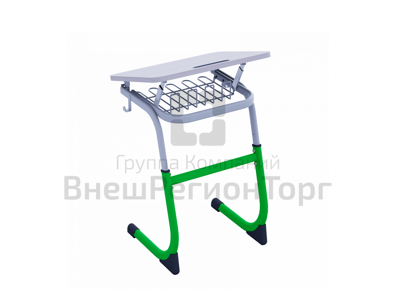 Парта одноместная регулируемая по высоте, П600А-Sm03pY.