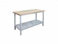 Стол кондитера с деревянной столешницей