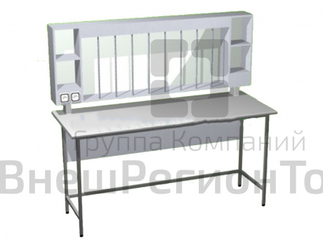 Столы лабораторные для титрования (1800-СТСл Пластик).