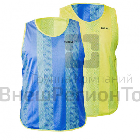 Манишка двухсторонняя TORRES, Цвет Желтый/Синий (для взрослых).