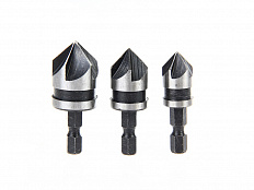 Набор зенковок конических, 3 шт.