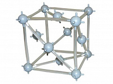 Модель "Кристаллическая решетка меди" (демонстрационная).
