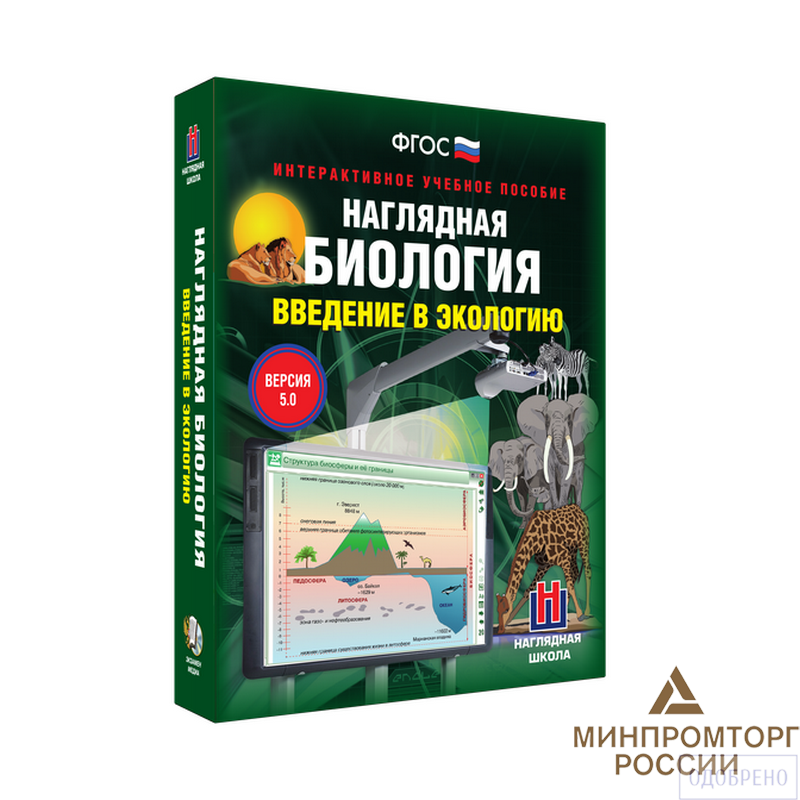 Наглядная биология. Введение в экологию 9, 11 классы (интерактивное пособие)
