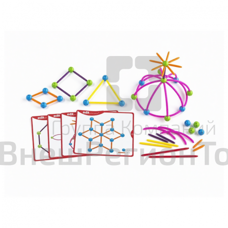 Конструктор геометрический 3D 4+.