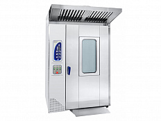 Пекарский шкаф, ротационный, тележка-шпилька, 16 уровней