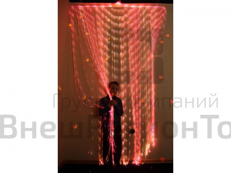 Мерцающие занавеси 120 нитей 1200х2000 мм.