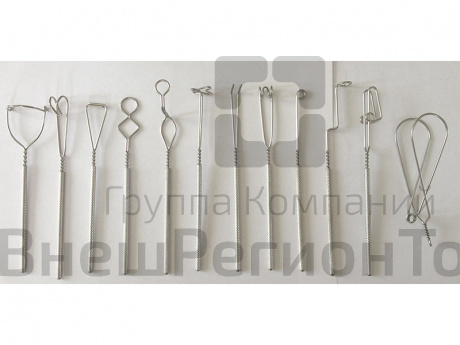 Комплект массажных зондов, 12 шт., тип 1.