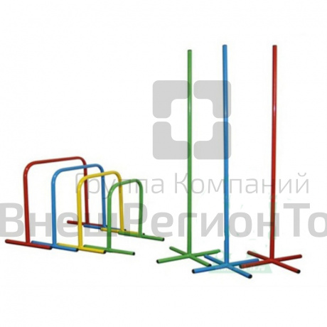 Полоса препятствий из металла малая.