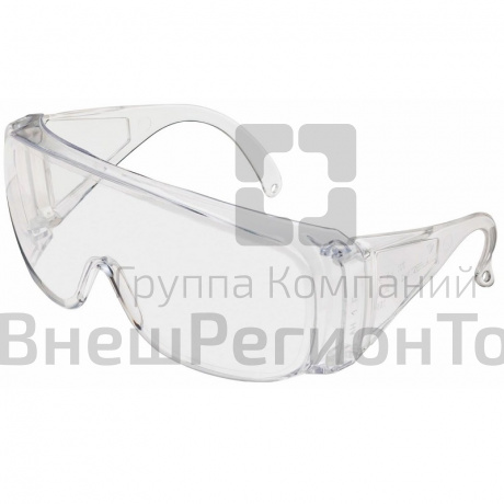 Очки защитные открытого типа, прозрачные, ударопрочные.