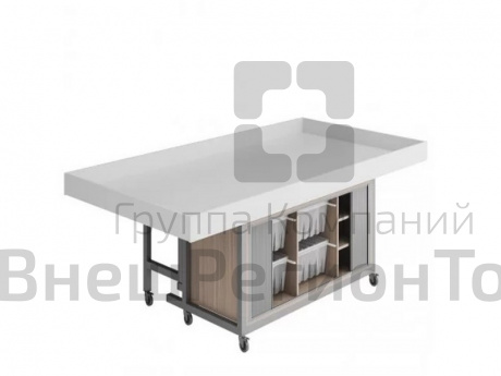 Стол для робототехники с контейнерами.