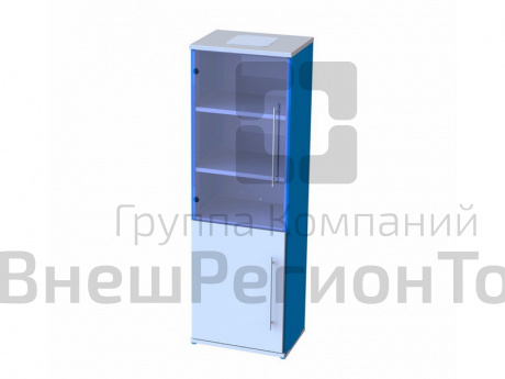 Шкаф лабораторный для приборов и посуды.