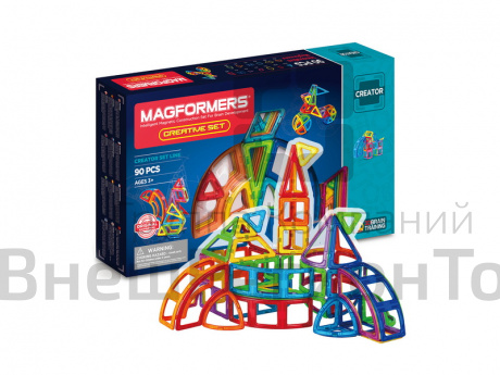 Магнитный конструктор MAGFORMERS Creative 90 дет.